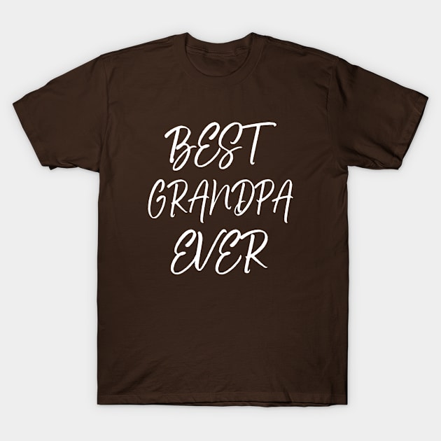 Best grandpa ever T-Shirt by halazidan